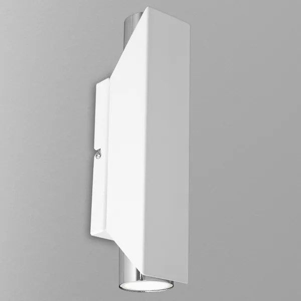 Fali lámpa WALL 2xGU10/8W/230V fehér/fényes króm