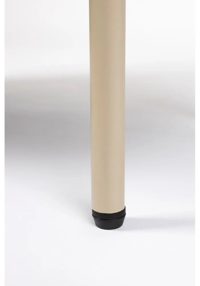 Krémszínű rattan bortartó szekrény, palackok száma 8, 90x100 cm Amaya – White Label