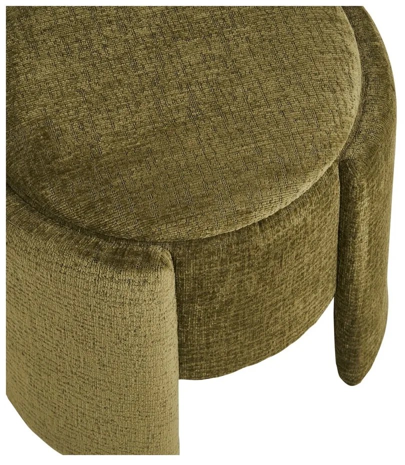 Khaki zsenília puff Walsdorf – House Nordic