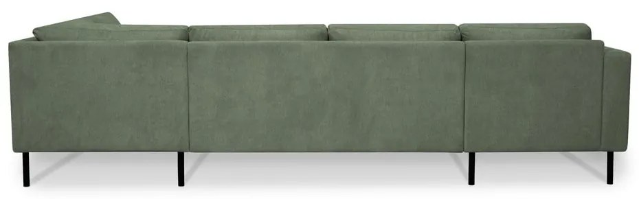 Zöld sarokkanapé (jobb oldali-U alakú) Hero – Scandic