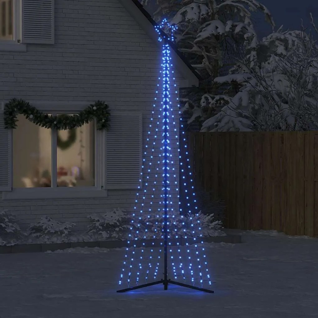 kék LED karácsonyfa 495 LED 300,5 cm