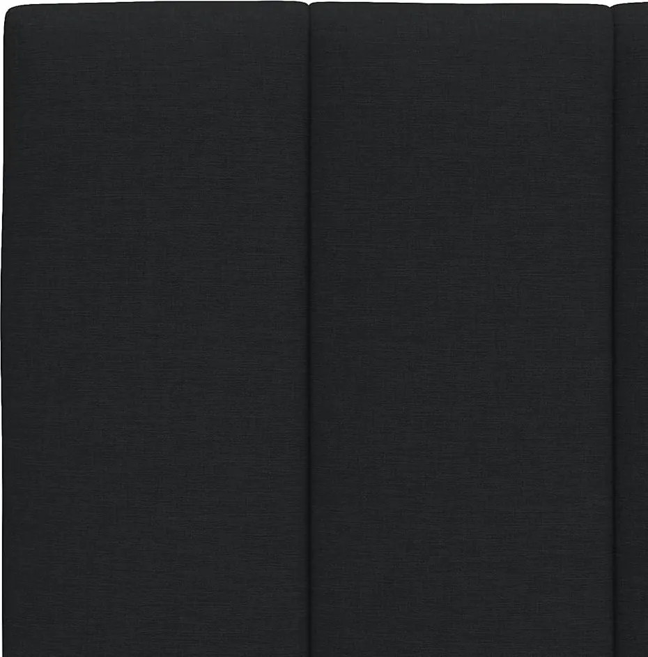 fekete szövet fejtámla párna Hanko 200 cm