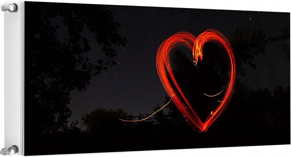 Mágneses Radiátorszőnyeg 120x60 Szív Fotótapéta