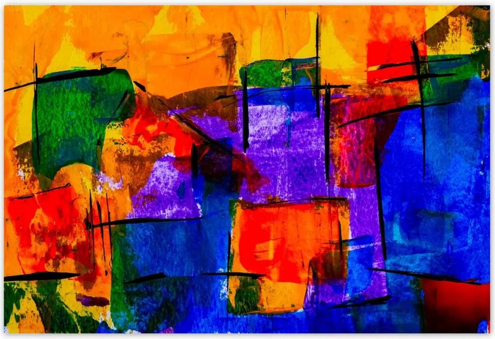 Poszterek 155x105 Absztrakt Hálózat