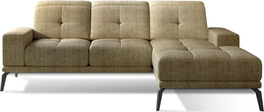 Bézs sarokkanapé (jobb oldali-heverő résszel) Torrense – ELTAP