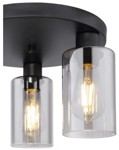 Globo 15465-3D - Mennyezeti lámpa HADERA 3xE27/60W/230V