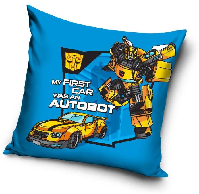 Transformers Autobot párnahuzat 40x40 cm Velúr