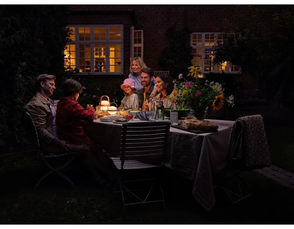 Napelemes-USB-s hordozható LED kültéri lámpa ø 12 cm Soft Spot – Rosendahl