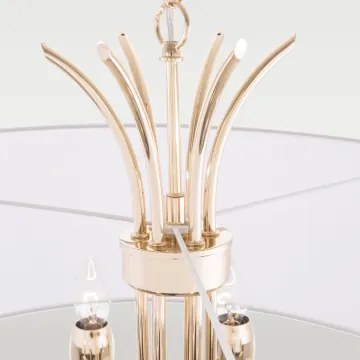Cosmolight glamour klasszikus csillár las vegas fehér arany cosp06704au-wh