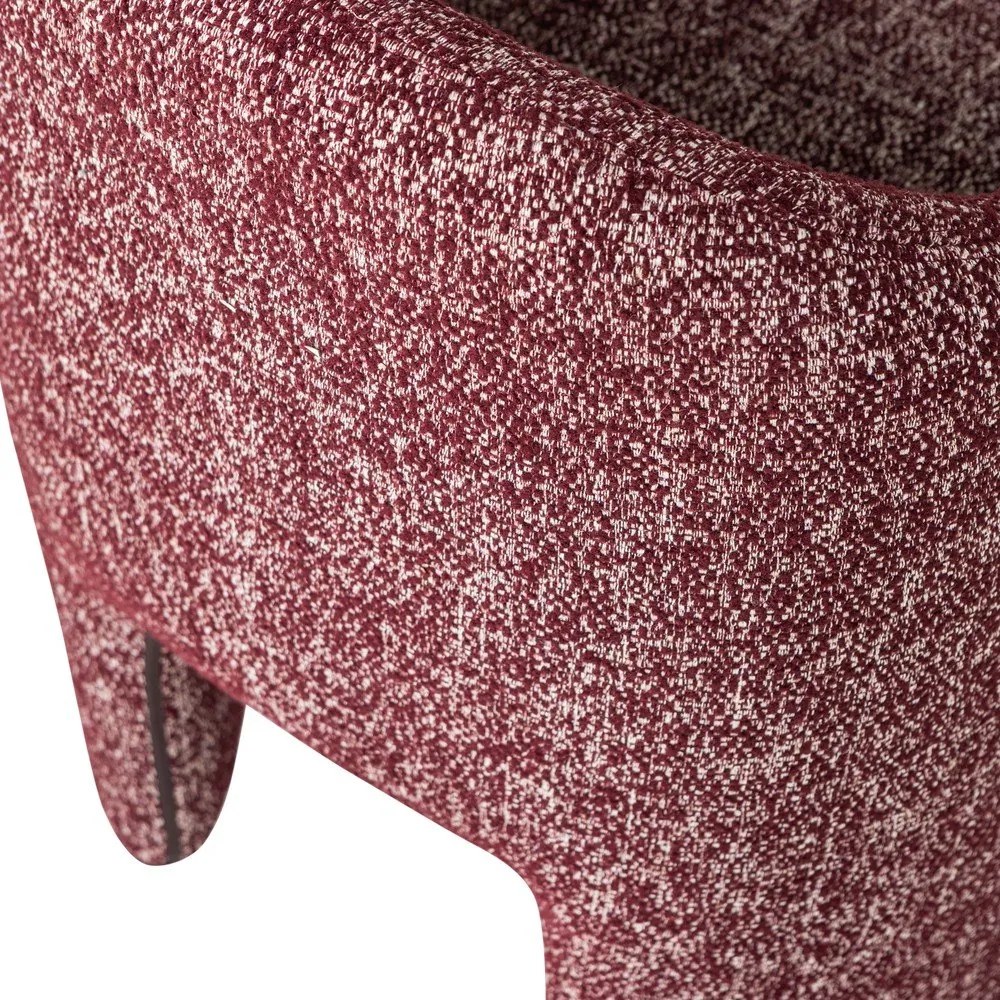 Borvörös kárpitozott irodai szék Cordo – WOOOD