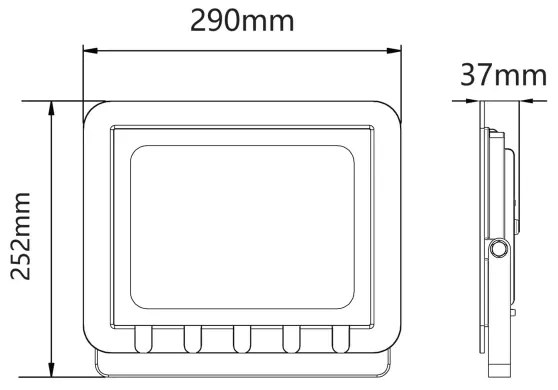 LED Kültéri reflektor LED/100W/230V 6500K IP65