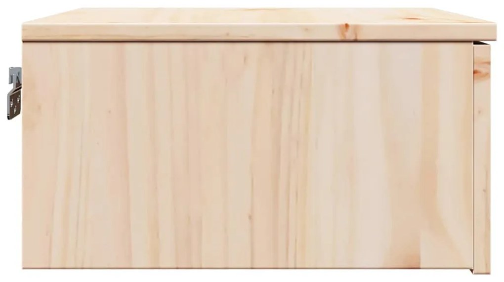 Éjjeli asztal 2 pcs Barna 37 x 35 x 18.5 cm Tömör fenyőfa