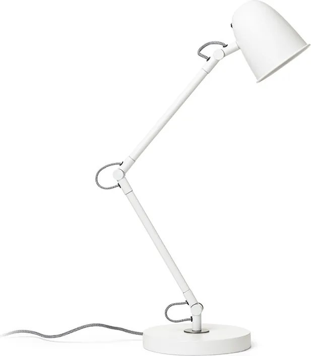 RENDL DANNY stolní bílá matný nikl 230V LED E14 5W