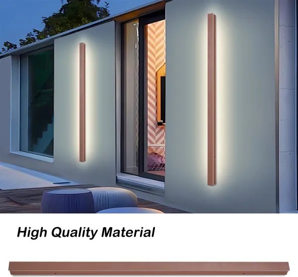 BRILAGI-LED kültéri fali lámpatest LINEAR LED/32W/230V 3000K IP65 140 cm barna CRI 90