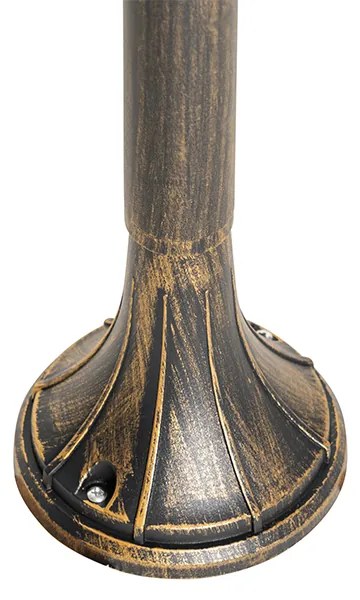 Klasszikus kültéri lámpás antik arany 125 cm IP44 - Daphne