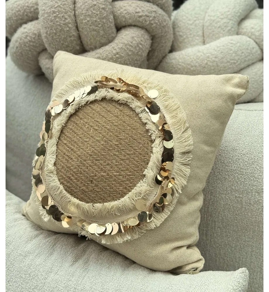 Párnahuzat 43x43 cm Sequins – Mioli Decor