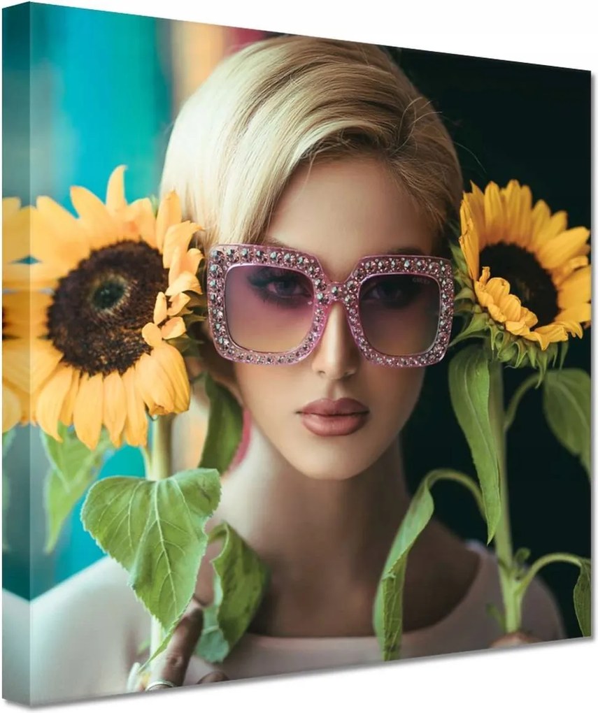 Vászonkép 60x60 Virágok