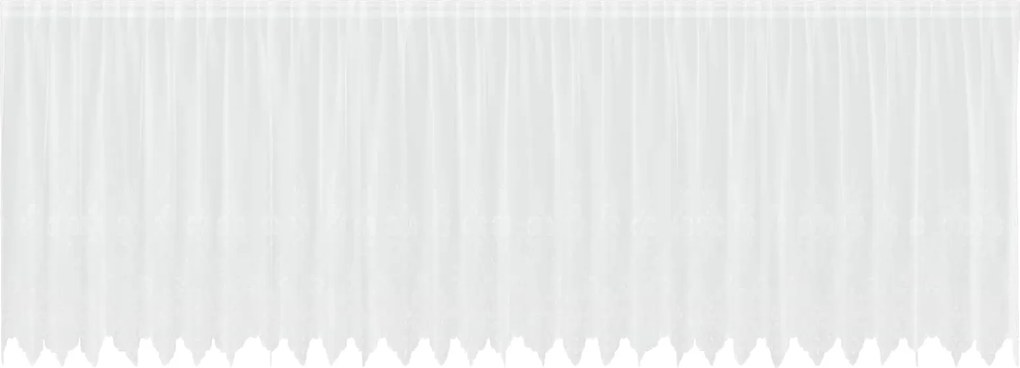 vidaXL Csipkés Függöny függönyökkel Fehér 140 x 750 cm Poliészter