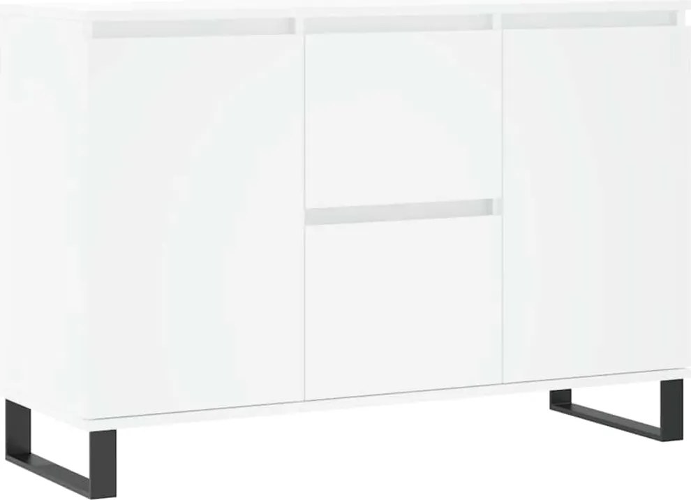 vidaXL fehér szerelt fa tálalószekrény 101,5 x 35 x 70 cm