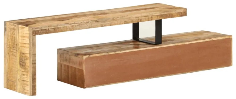 tömör mangófa TV-állvány (118-200) x 30 x 40 cm