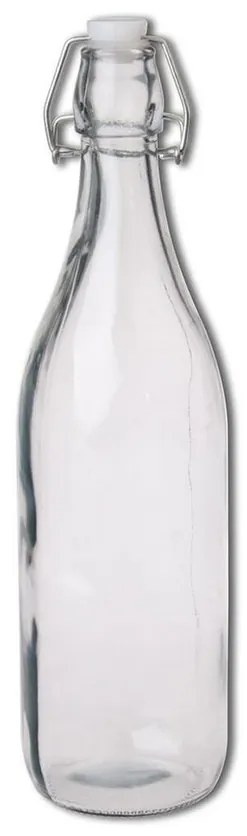 Orion üvegpalack, csatos kupakkal, 1 l