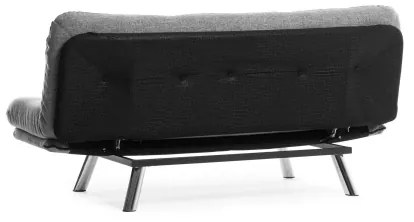 BINA kétszemélyes kinyitható kanapé – világosszürke