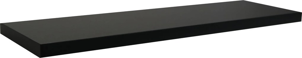 Fali Polc, Függesztett, 65 CM, Fekete, 1 Darabos Készlet