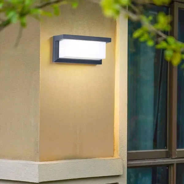 Brilagi -LED RGBW Kültéri fali lámpatest BRICKY 1xE27/9W/230V antracit IP54