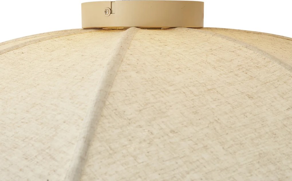 Japandi mennyezeti lámpa bézs szövet 70cm - Haru