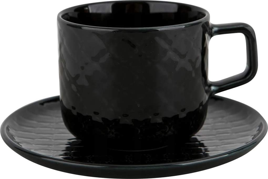 Csésze csészealjjal 250 ml Marrakesh fekete