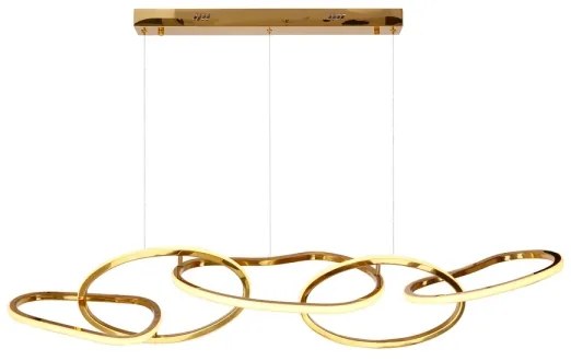 LED zsinóros csillár ANNELI LED/45W/230V 125 cm arany