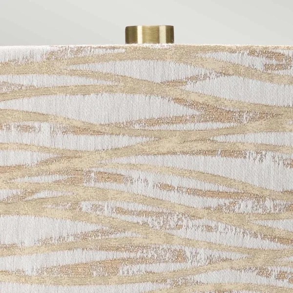 Elstead MILO-AB-TL-LANT - Asztali lámpa MILO 1xE27/60W/230V bézs