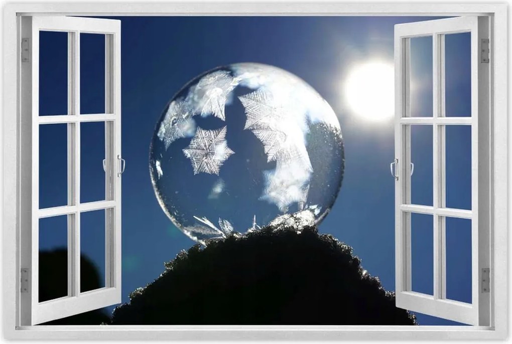 Poszterek 120x80 Fagyasztott gömb Karácsony