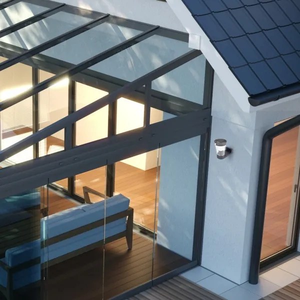 Rabalux 77037 - ANGERS LED 3W/3,7V IP54 antracit napelemes fali lámpa