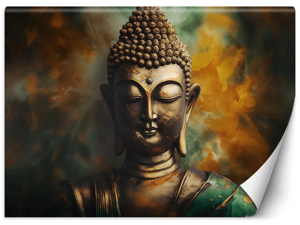 Gario Fotótapéta Bronz Buddha szobor Anyag: Vlies, Méret: 300 x 210 cm