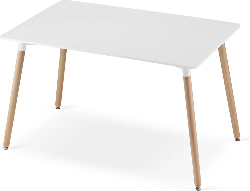 AKCIÓ Fehér étkezőasztal ADRIA 120x80 cm II. minőség