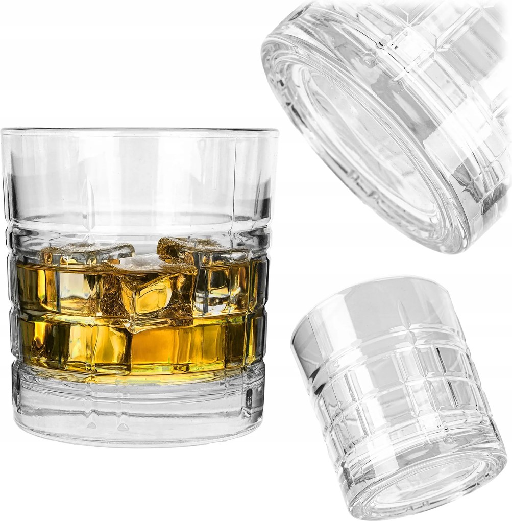 Whisky Pohár Italok 325ml Gyümölcslevek Víz Irodalom Üveg Ajándék