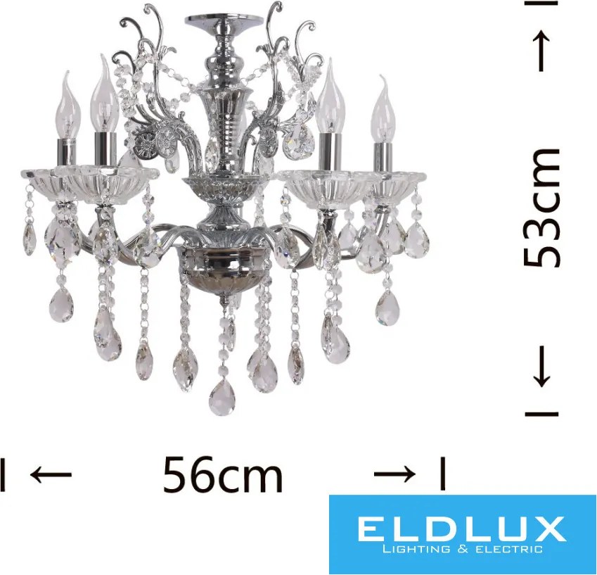 ELDLUX A12-A Kristály Csillár IP20