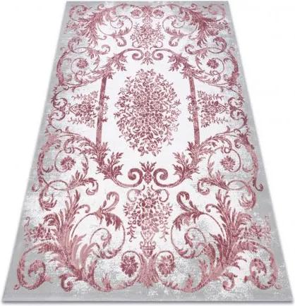 Akril USKUP szőnyeg 352 Dísz rózsaszín 100x200 cm