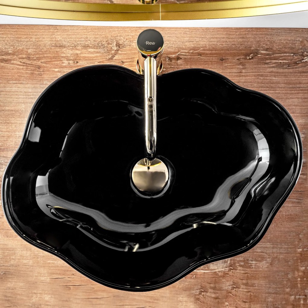 Pultos mosdó Rea Pearl Black