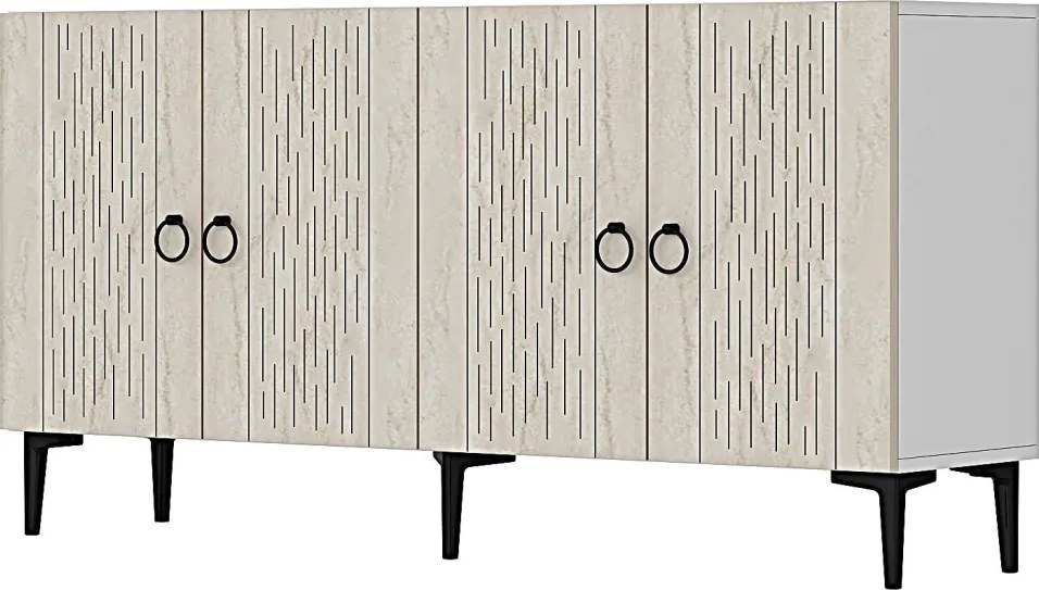 Rain 150 - White, Travertine