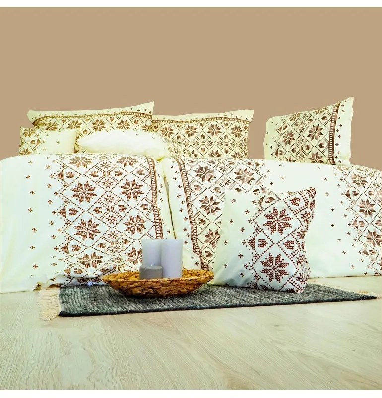 EMI Etno ágyneműhuzat, A standard egyszemélyes ágy szett tartalma: 1x 140x200 + 1x 70x90