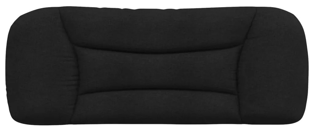 fekete szövet fejtámla párna Hvar 100 cm