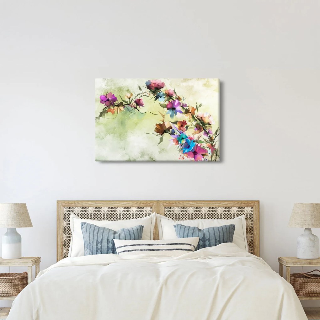 Kép - Virág festménye (90x60 cm)
