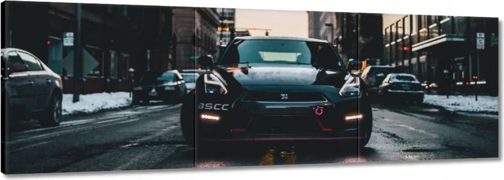 Képek 120x40 Fekete Nissan Gtr