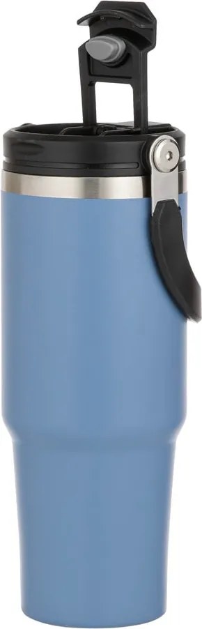 Kék rozsdamentes acél utazó ivópalack 1 l Eco – Ladelle