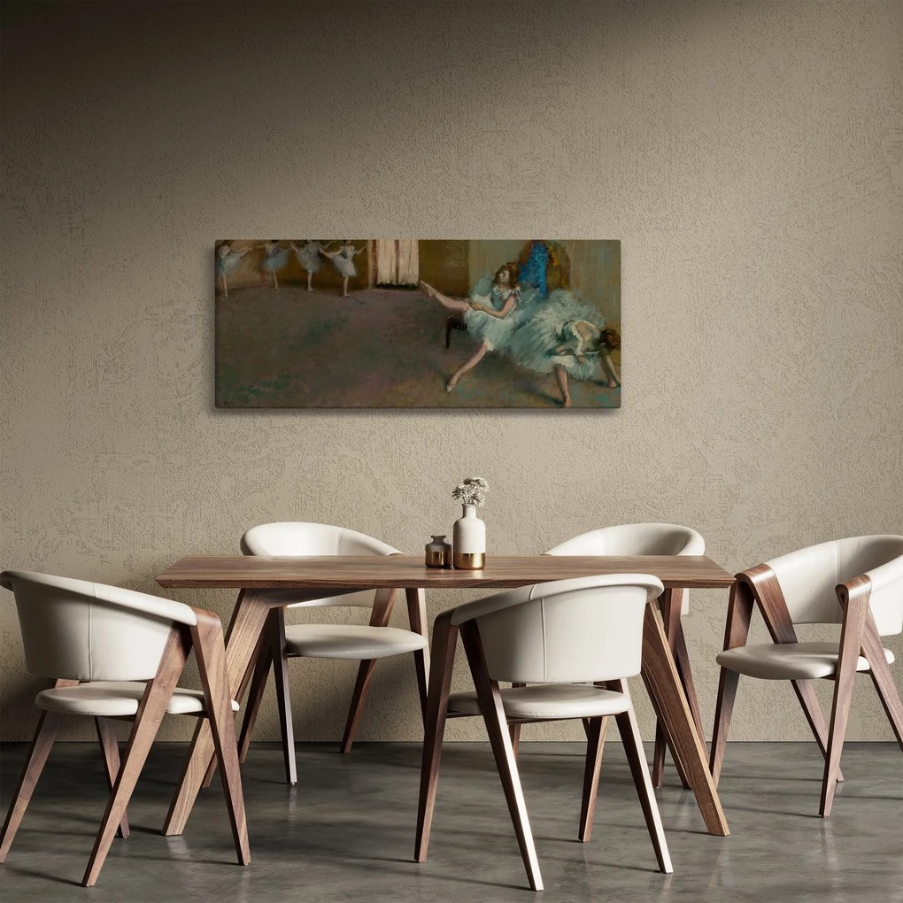 Kép - Edgar Degas, Before the Ballet, reprodukciók (120x50 cm)