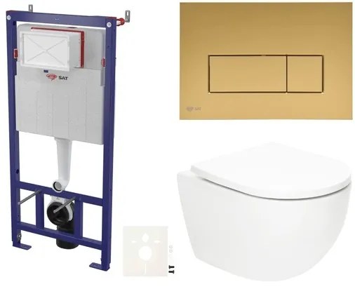 Fali WC szett SAT Fusion előtétfalas szereléshez SIKOSSTORFUGM