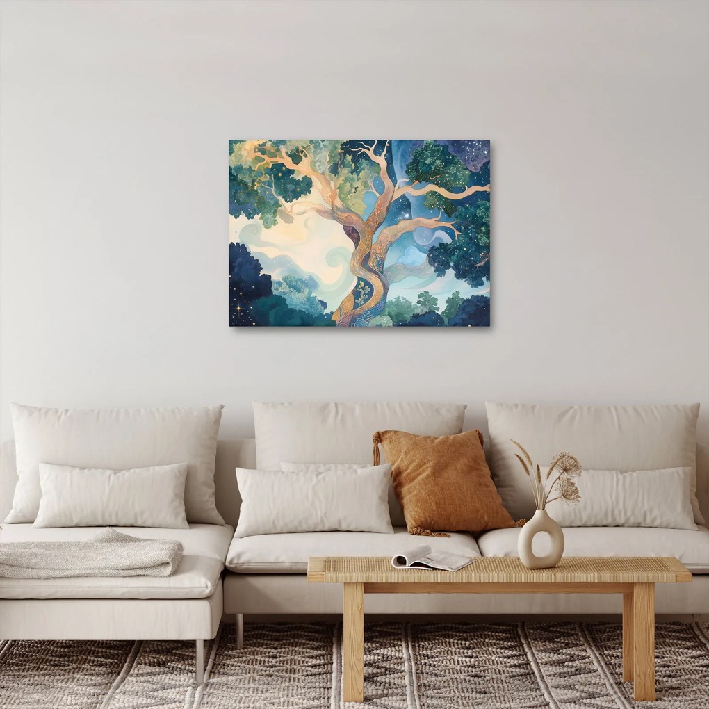 Kép – Kozmikus fa (70x50 cm)