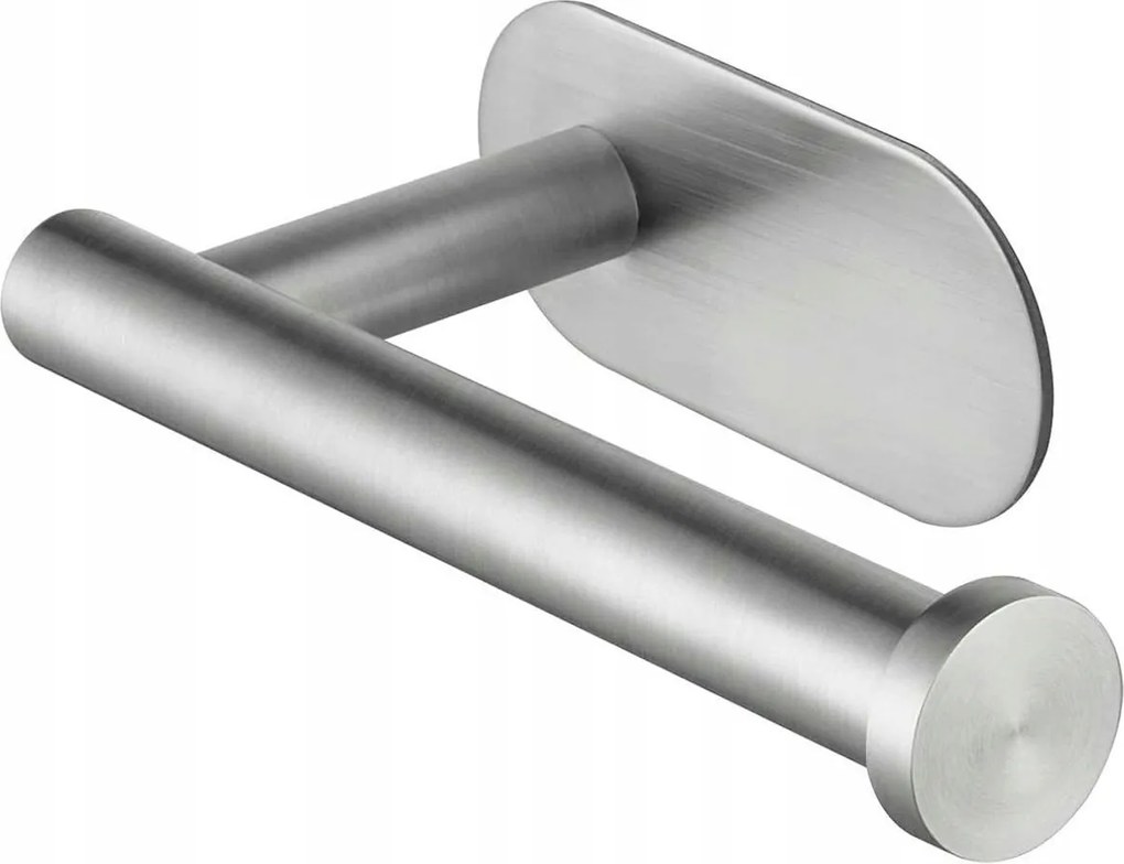 Tartó Akasztó Fém Wc-papír Öntapadós Ragasztó Ezüst Loft Wc